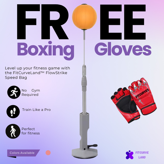 FitCurveLand™ FlowStrike Speed Bag Trainer